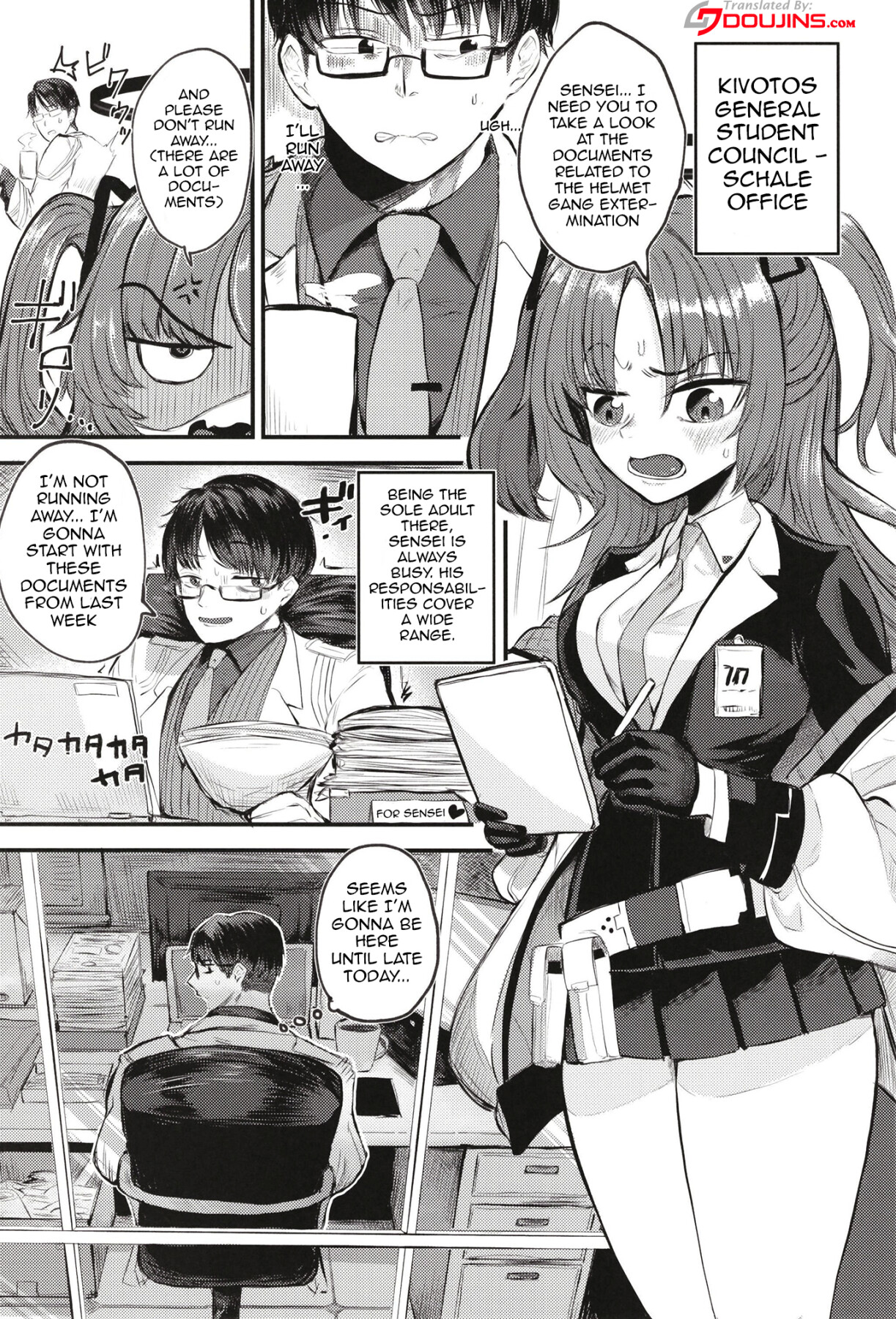 Hentai Manga Comic-If It's With Sensei, I Don't Mind Doing It Right Here (In The Antiquarian Bookstore)-Read-2